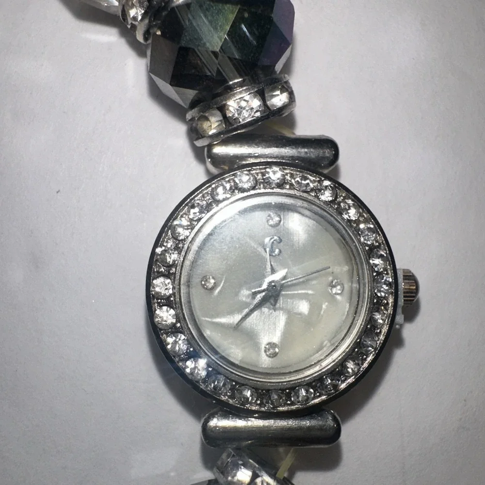 Charming and Charlie Watch Silver and Grey Tones NEW